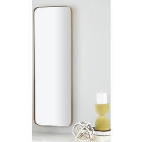 Thin Gold Metal  Wall Mirror