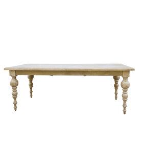 Southern Sky Bristol Dining Table w/ Butterfly Leaf- New White Wash