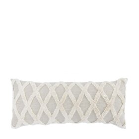 IN Ellett Natural/Ivory Pillow, 16" x 36"