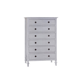 Beyond Borders Britta Tall Boy Chest- White Sands