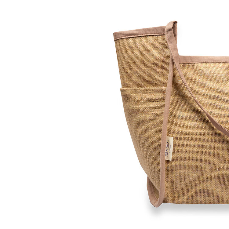 Jes & Gray Jute Tote Bag