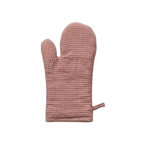 Woven Linen & Cotton Waffle Mitt