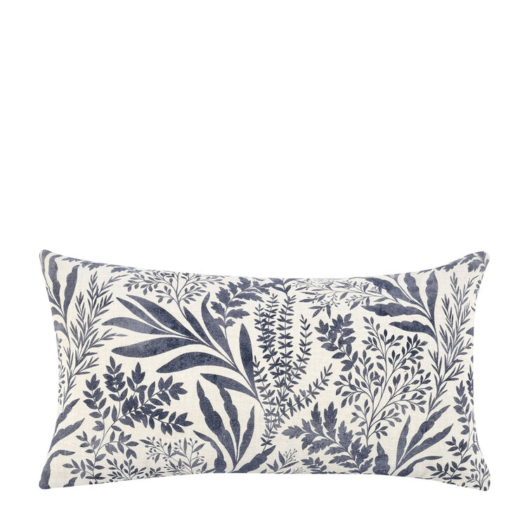 TL Mulberry Denim Blue Pillow, 14'' x 26''