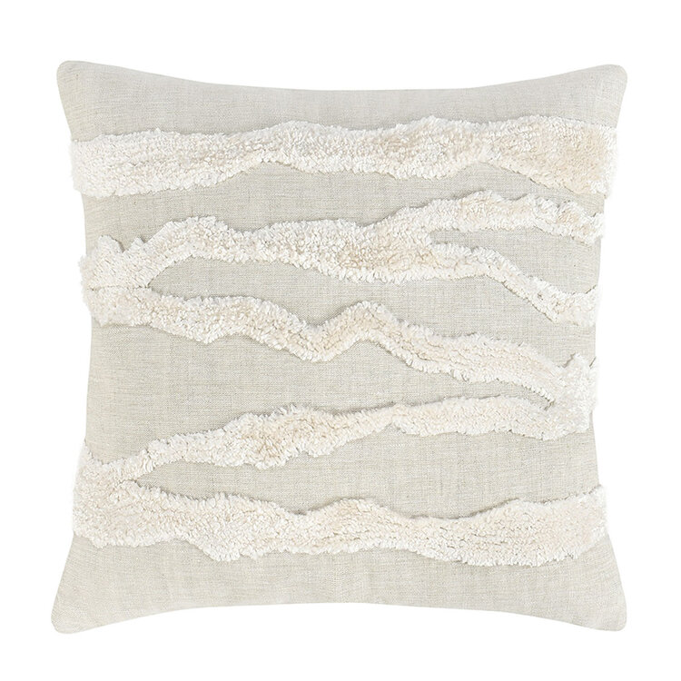ST Passage Ivory Pillow, 22'' x 22''