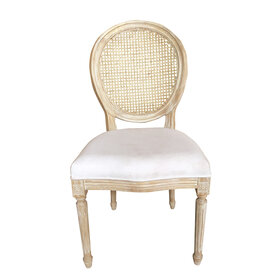 Southern Sky Louis Oval Back Dining Chair- NWW/ Sea Salt