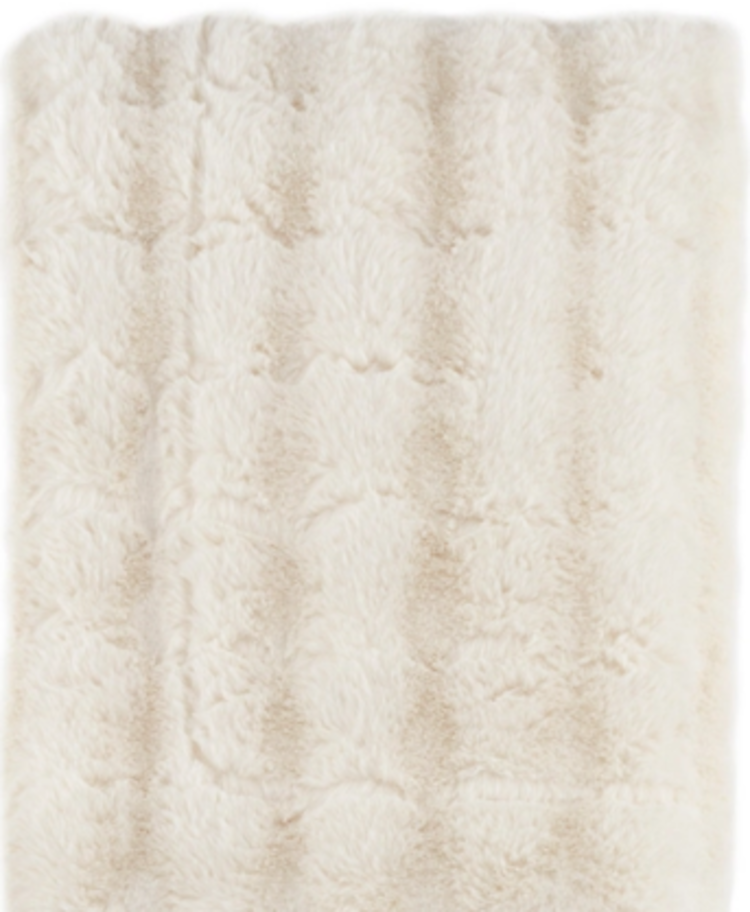 Fab Faux Throw, Ivory
