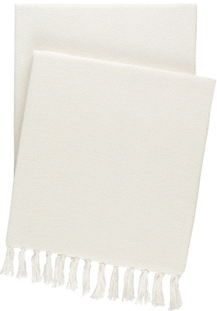 Logan Dove White Throw