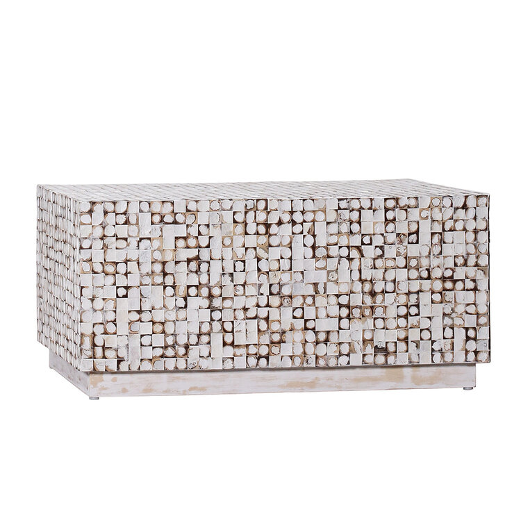 Atelier Home Rectangular Coconut Cocktail Table