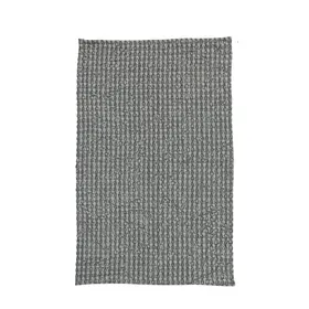 Stonewashed Cotton Waffle Blue Towel