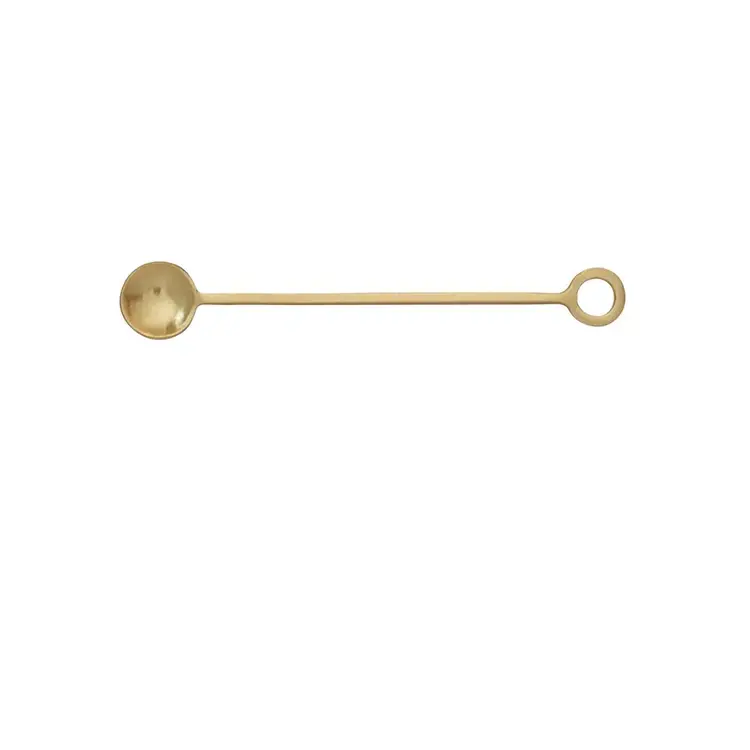 Stainless Steel Cocktail Spoon- Gold Finish