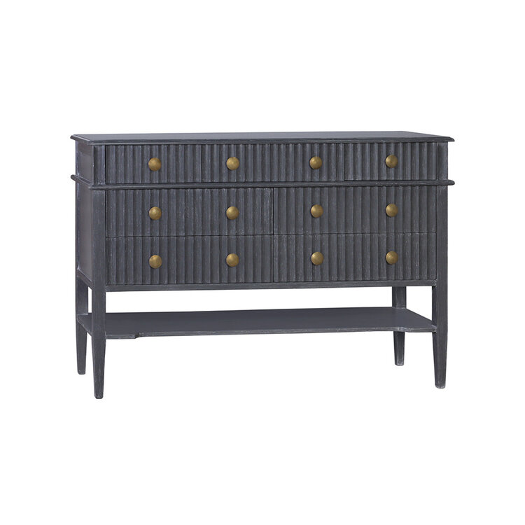 Atelier Home Madison Dresser- Dark Gray Lime Wash