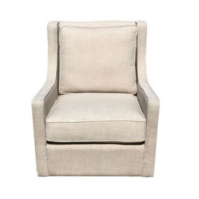 Atelier Home Becket Swivel Glider Linen KW