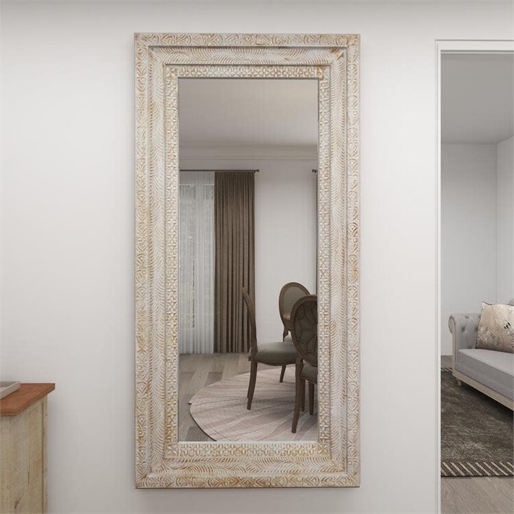 Floral Carved Wall Mirror