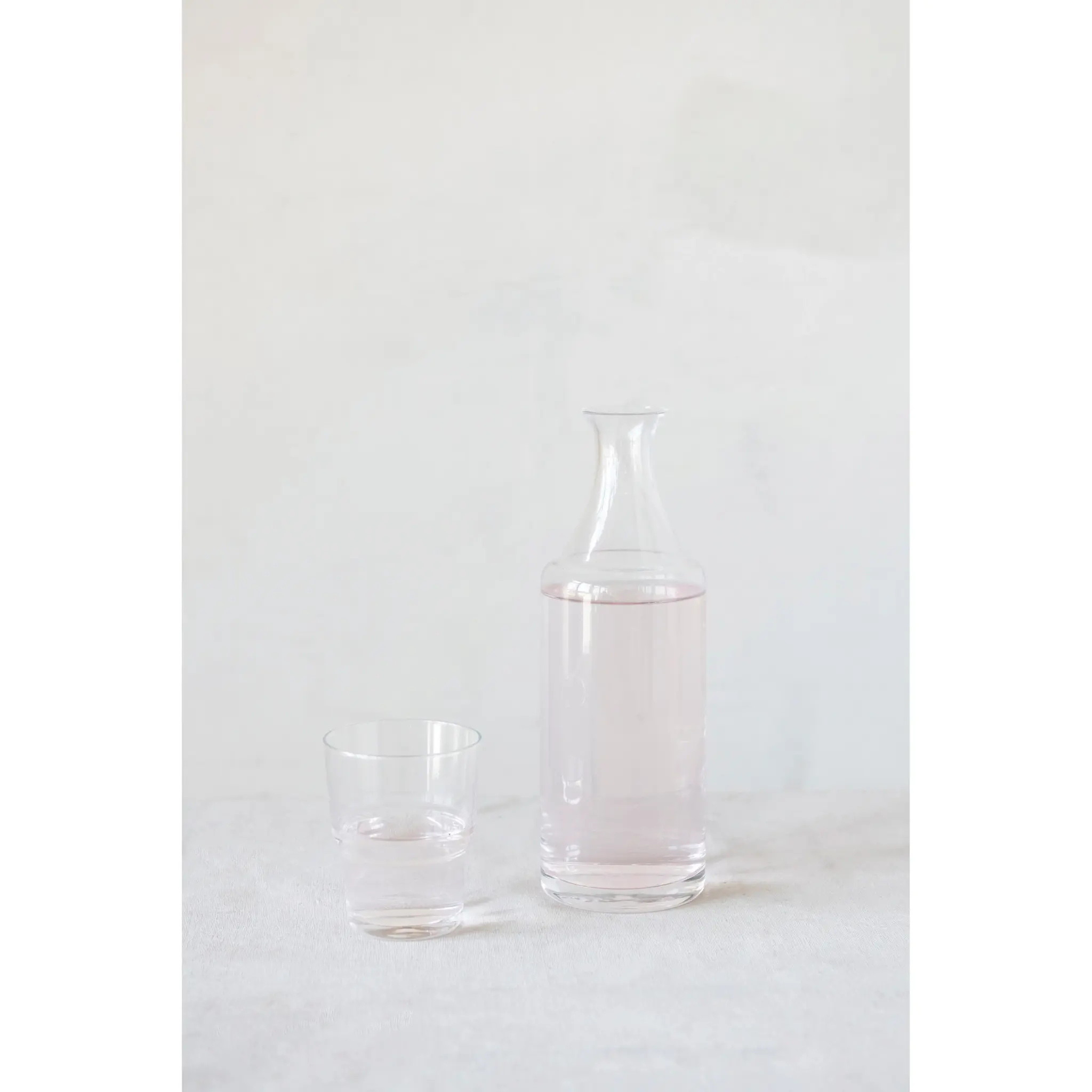 Bedside Water Carafe and Drinking Glass - Jes & Gray Living