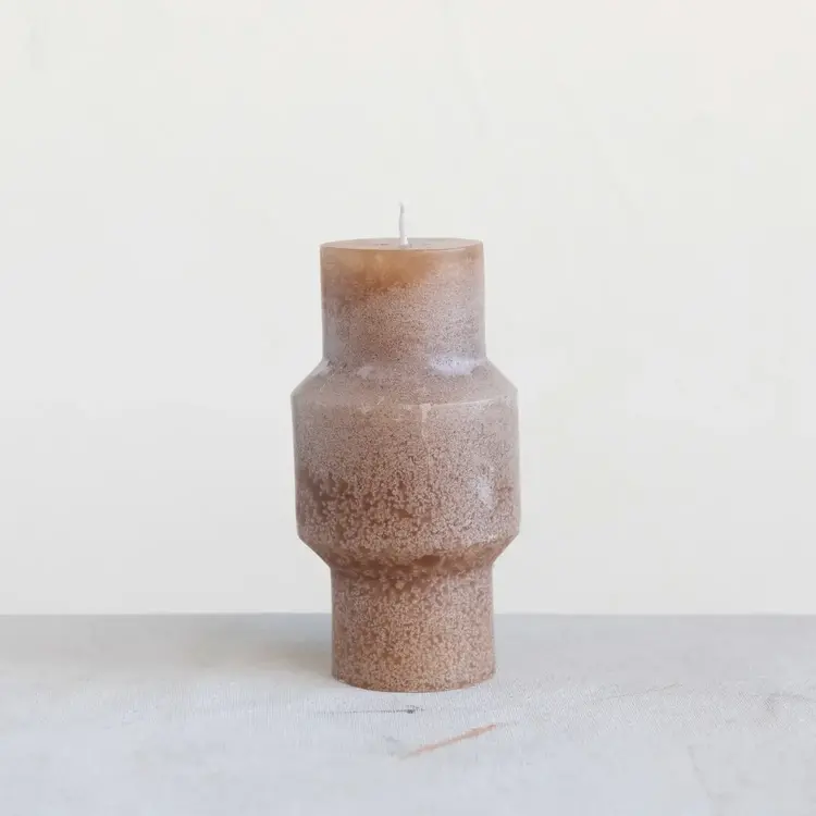 Unscented Totem Pillar Candle