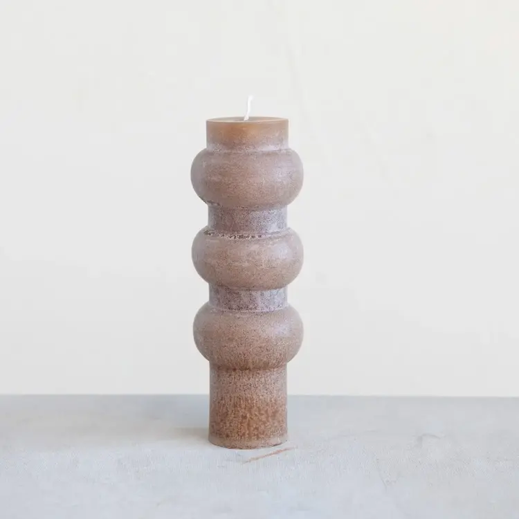 Unscented Totem Pillar Candle