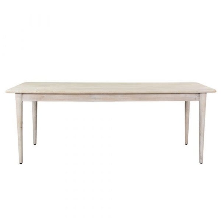 Beyond Borders Camden Dining Table Lime Wash Sand Blast