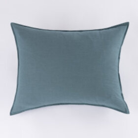 Baker Dutch Euro Sham, Petrol Blue