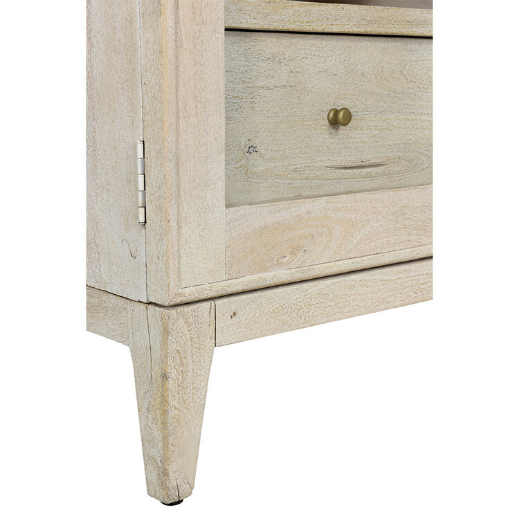 Beyond Borders Camden Cabinet- Lime Wash Sand Blasted