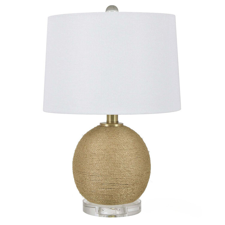 Jes & Gray Modesto Accent Lamp- Jute Natural