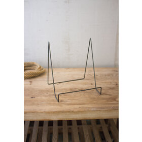 Wire Easel with Brass Finish Large