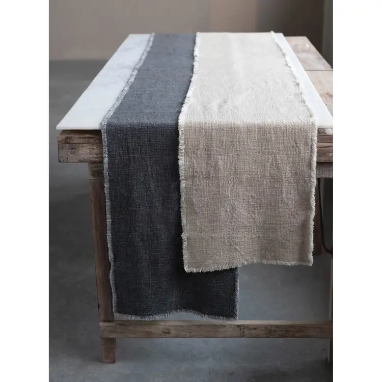 Linen Natural Blend Table Runner