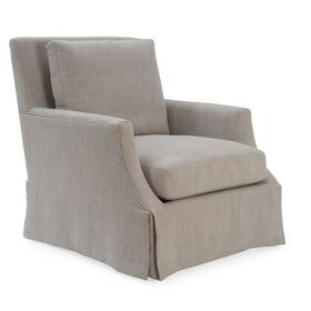 Atelier Home Leigh Swivel Chair- KW Linen