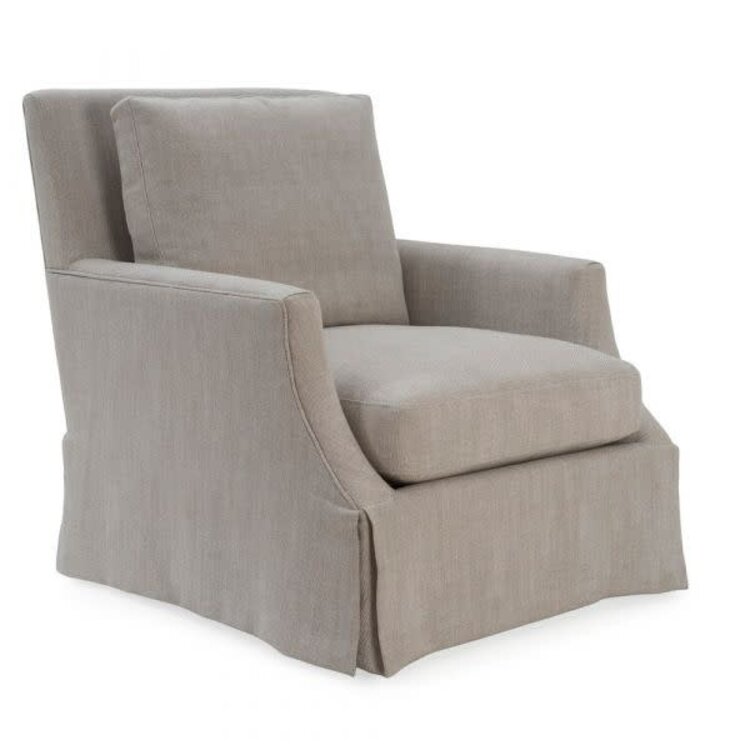 Atelier Home Leigh Swivel Chair- KW Linen