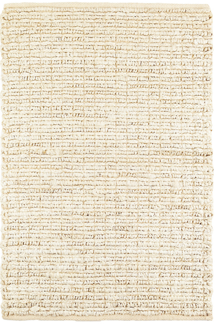 Dunes Bleached Oak Handwoven Jute Runner, 2.5' x 8'