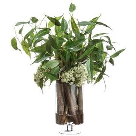 35" Eucalyptus  / Queen Anne's Lace