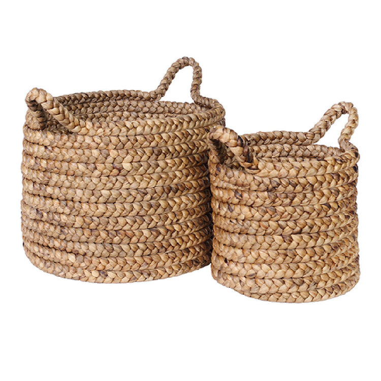 Beyond Borders Waterhyacinth Putar Round Basket