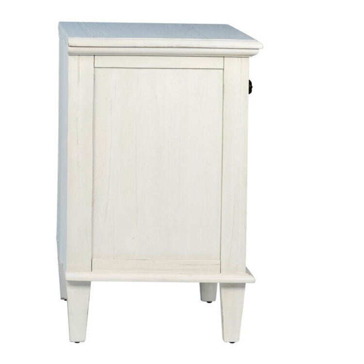 Lugano Nightstand- White Wash