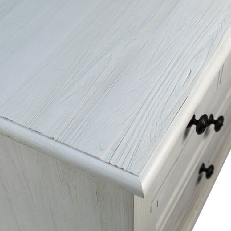 Lugano Nightstand- White Wash