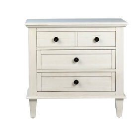 Lugano Nightstand- White Wash