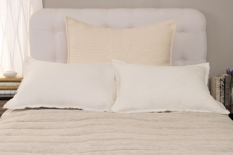 Hancock Dutch Euro Sham- Ivory