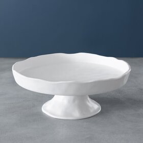 Vida Nube Round Pedestal Cake Plate Bowl