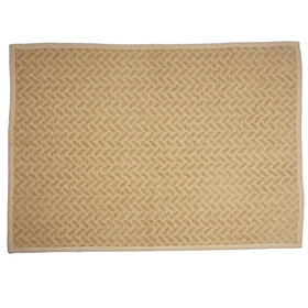 Jes & Gray Rectangular Brown Dish Towel, Set of 2