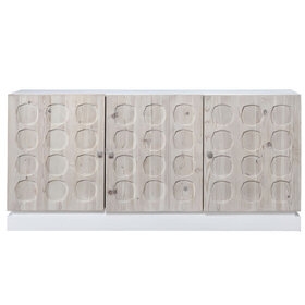 Elwell Sideboard- White/Light Warm Finish