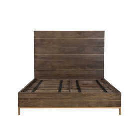 Beyond Borders Courtney Bed, Queen Grey Wash