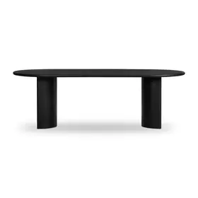 Four Hands Paden Dining Table- Black Acaia