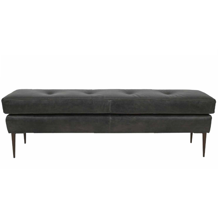 Atelier Home Angelo Ottoman, 71" Waco Grey