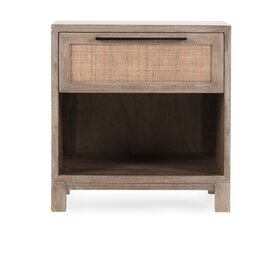 Jensen 1 Drawer Nightstand Taupe