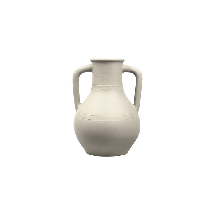 Beyond Borders Marta Bottle Vase, Putty