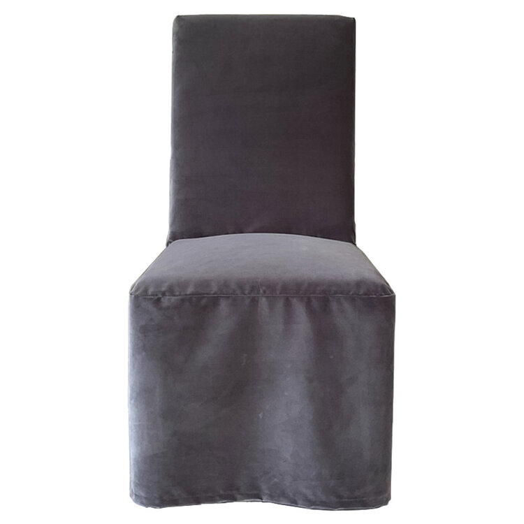 Atelier Home Jasper Side Chair- Vintage Velvet Charcoal