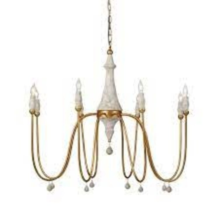 Clay Chandelier- Large