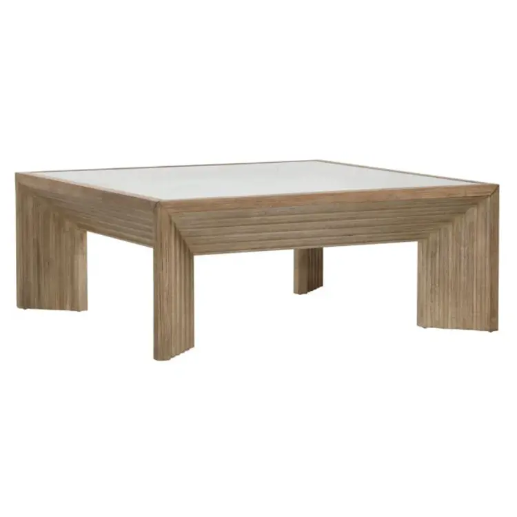 Marva Coffee Table- Light White Wash