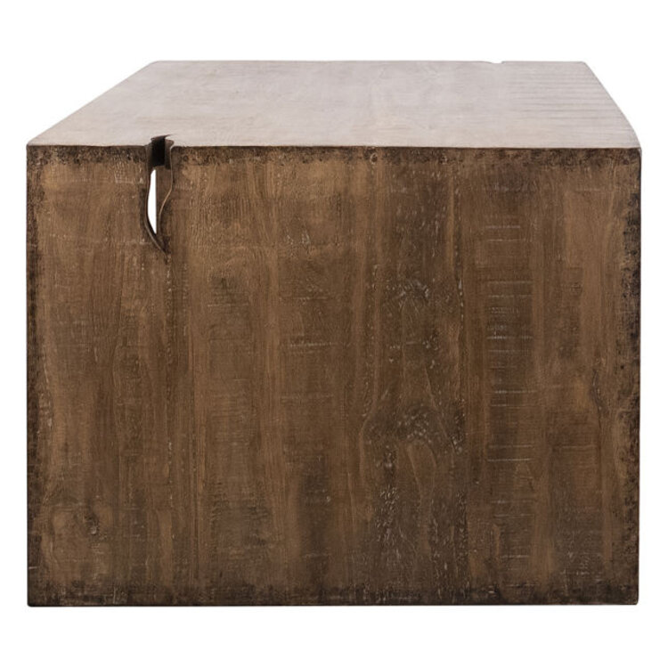 Merwin Dining Table- Medium Brown