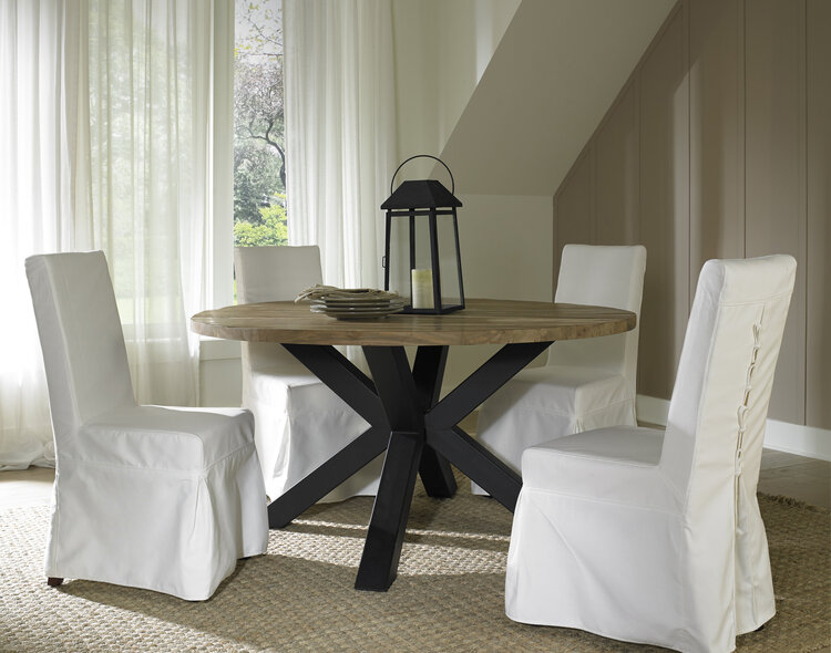 Padmas 48” Giulia Reclaimed Teak Dining Table