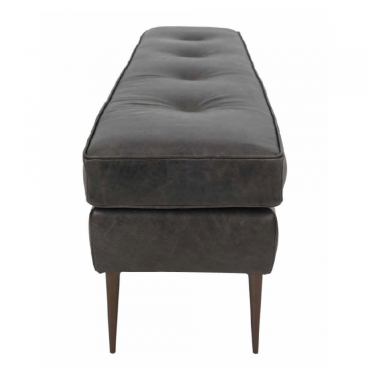 Atelier Home Angelo Ottoman, 63" Waco Grey