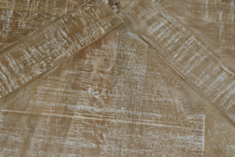 Southern Sky 83" Auburn Dining Table- White Wash